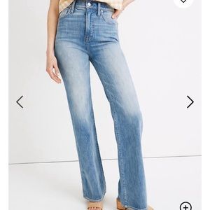 NWT 11" High-Rise Flare Jeans in Arbordale Wash